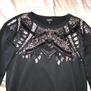 Express crewneck sweater